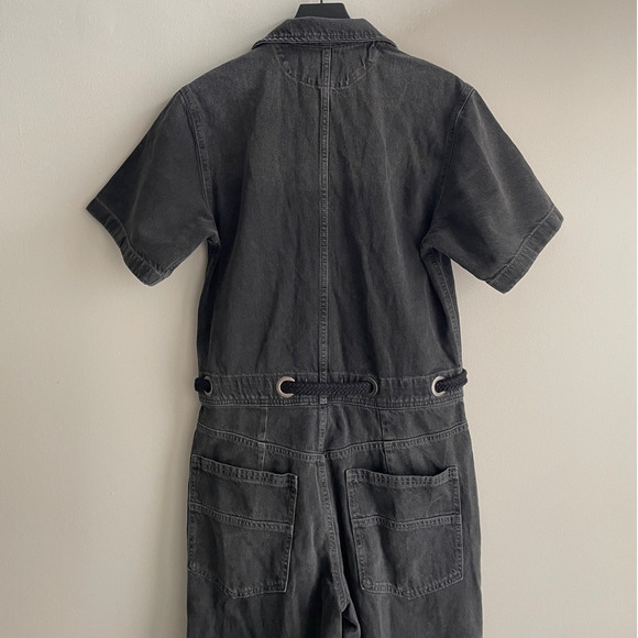 Free People Edison Wide Leg Coverall in Nightlite - Picture 8 of 9